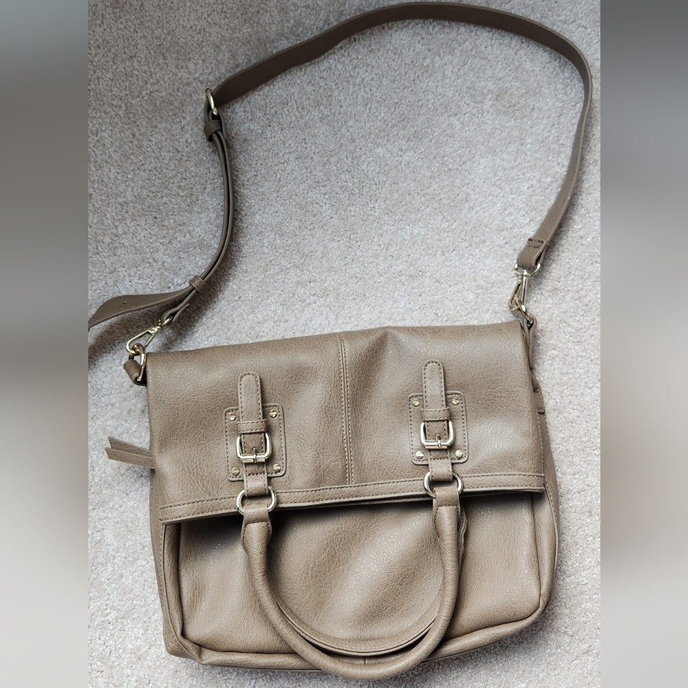 New Tan/camel crossbody bag - never used